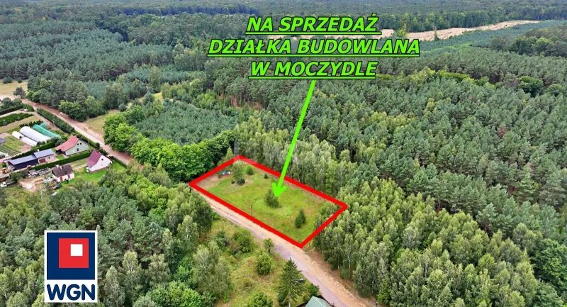 Grunt budowlany jednorodzinny na  sprzedaż Moczydło - Działka w sąsiedztwie jezior i lasów. Moczydło-Barlinek